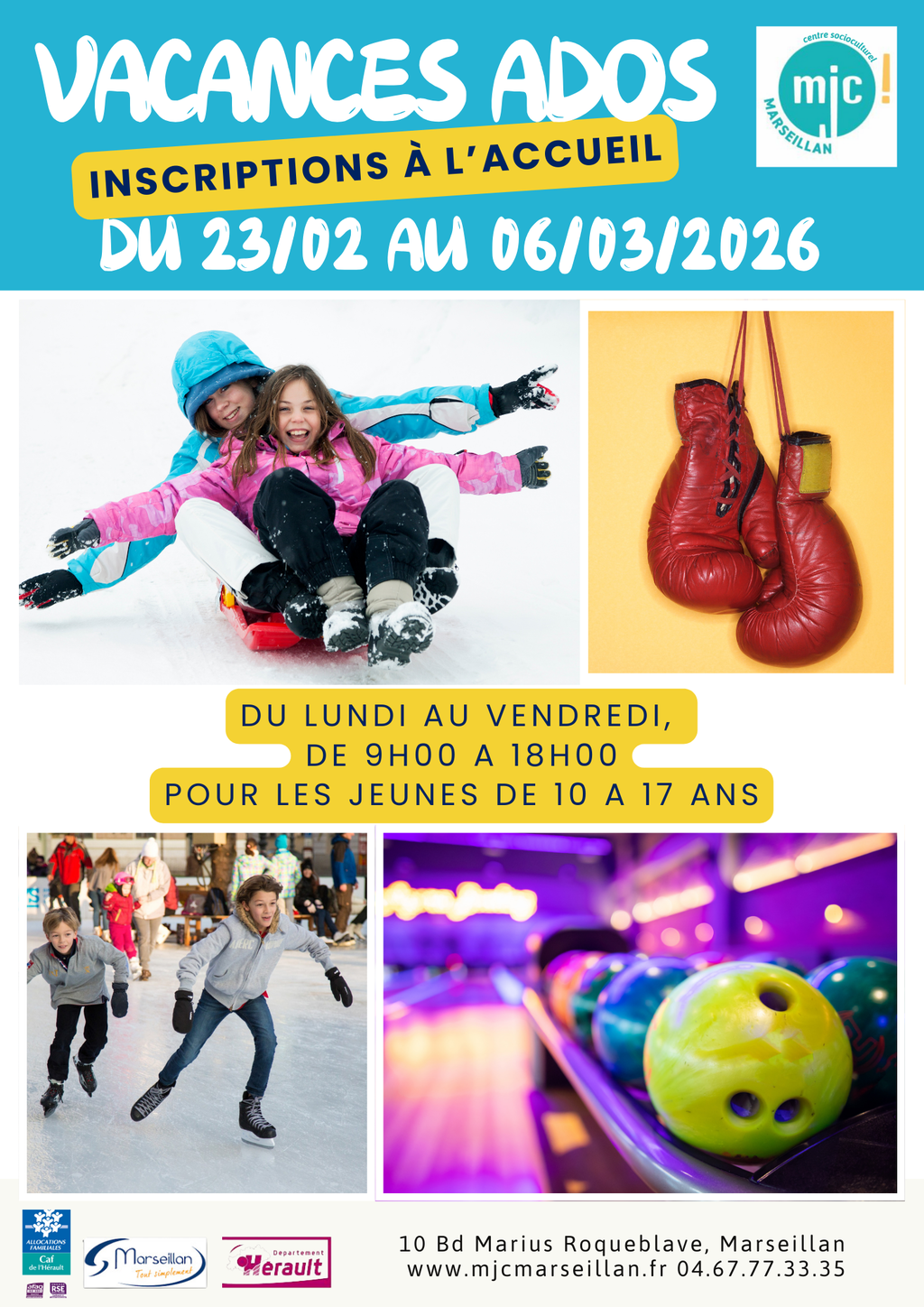 📣 Le programme des vacances ados est disponible !