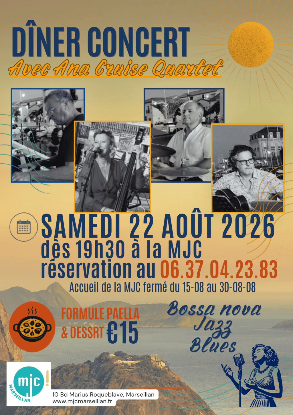 Diner concert le 22-08
