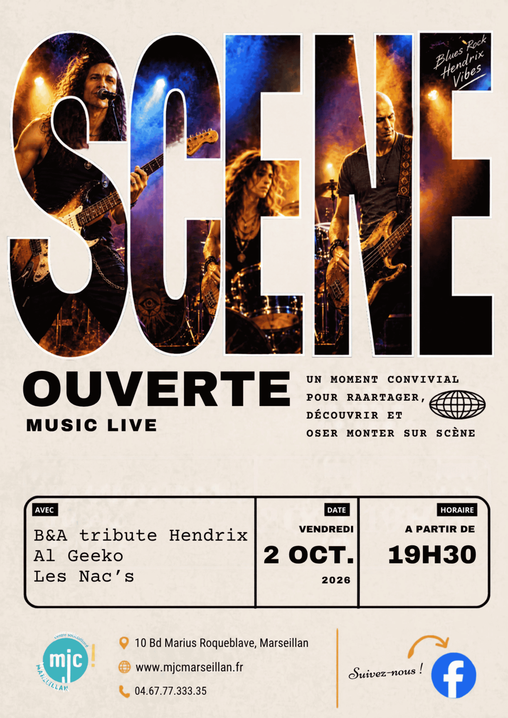 SCÈNE OUVERTE – MUSIC LIVE !